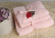 shalla полотенца somon (св. розовый) набор 3шт