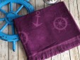 seaside mor (фиолетовый) полотенце пляжное