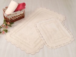 sahra ecru (молочный) коврик для ванной