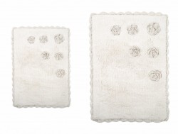 blossoms krem (кремовый) коврик для ванной
