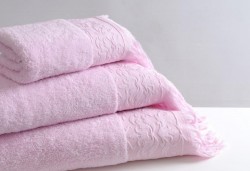 infinity pembe (розовый) полотенце банное