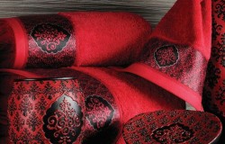 полотенце с печатью sultana kirmizi (красный)