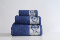 полотенце с печатью craft lacivert (синий)