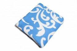 одеяло хлопок100% арт.3-2 (голуб. завиток)