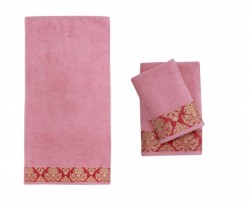 полотенце банное ingegnosita pink (розовый)